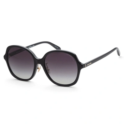 Shop Coach Women's 58 Mm Sunglasses In Black