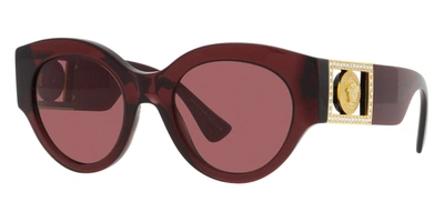Shop Versace Women's 52 Mm Sunglasses In Multi
