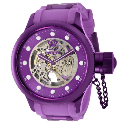 Shop Invicta Men's 51.5mm Watch In Purple