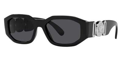 Shop Versace Men's 53 Mm Sunglasses In Black
