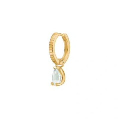 Shop Carre Carré Gold Plated Charm With Prasiolite