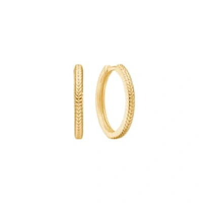Shop Carre Carré Gold Plated Hoop Earring 2cm