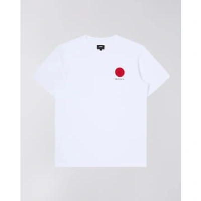 Shop Edwin Japanese Sun T-shirt In White