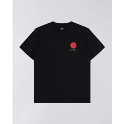 Shop Edwin Japanese Sun T-shirt In Black