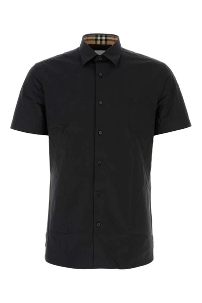 Shop Burberry Shirts In Black