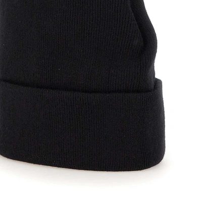 Shop Heron Preston "classic Beanie" Wool Hat In Black