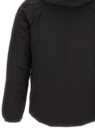 Shop K-way "eco Stretch Thermo Double" Jacket In Black