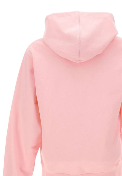 Shop Marni Cotton Sweatshirt In Pink