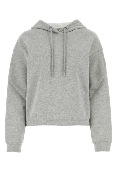 Shop Moncler Sweatshirts In Grey