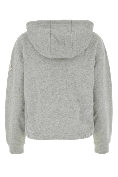Shop Moncler Sweatshirts In Grey