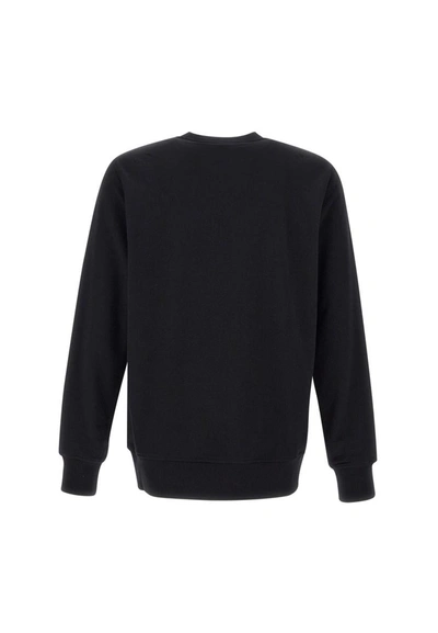 Shop Moose Knuckles "greyfield" Cotton Sweatshirt In Black