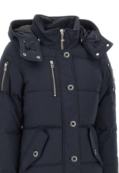 Moose Knuckles "knowlesvilles" Down Jacket In Blue