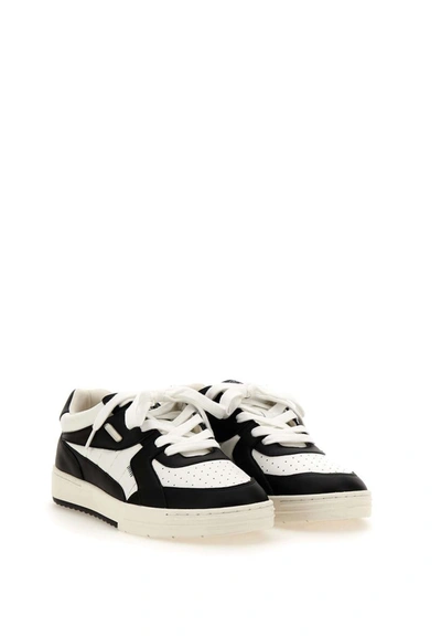 Shop Palm Angels "palm University" Leather Sneakers In White
