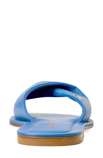 Shop Bruno Magli Francis Slide Sandal In Cobalt Blue