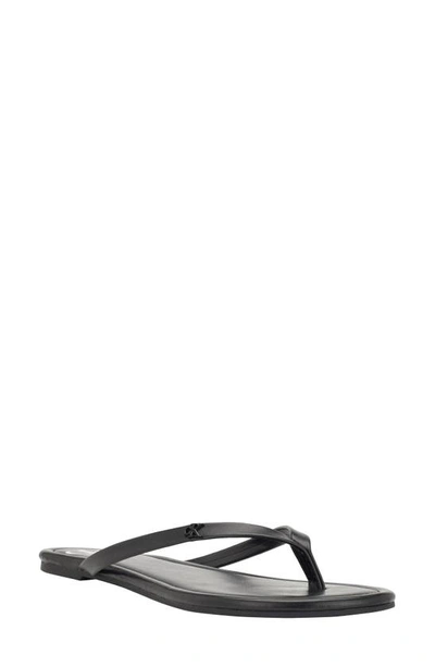 Shop Calvin Klein Crude Flip Flop In Black