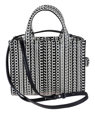 Shop Marc Jacobs The Monogram Handbag In Black