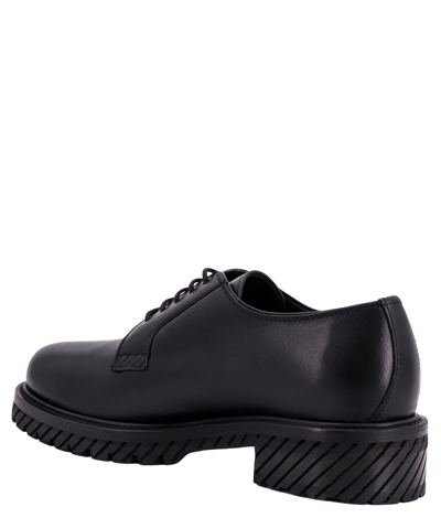 Shop Off-white Military Derby Shoes In Black