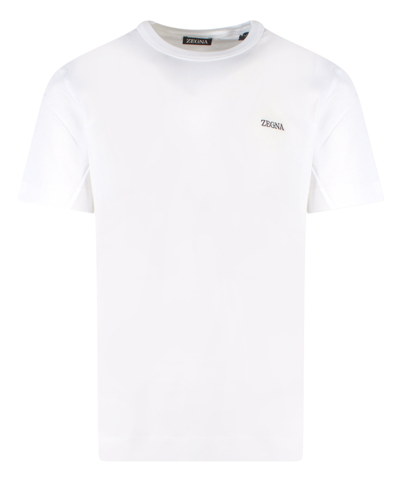 Shop Zegna T-shirt In White