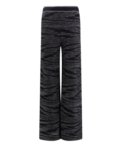 Shop Missoni Trousers In Black