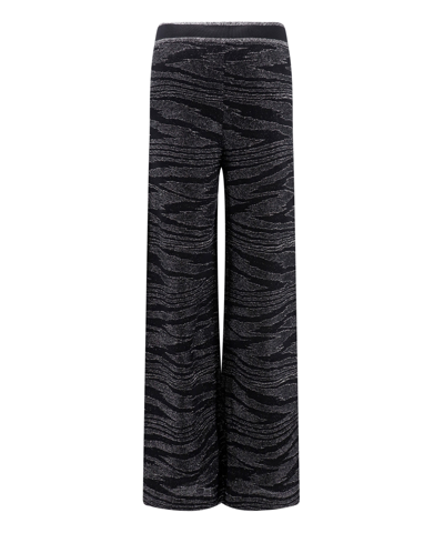 Shop Missoni Trousers In Black