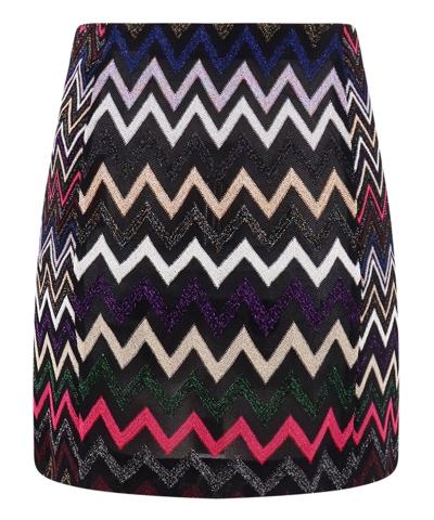 Shop Missoni Mini Skirt In Multicolor