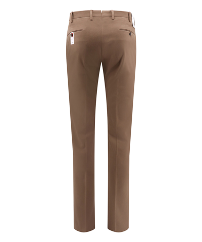 Shop Pt Torino Trousers In Brown