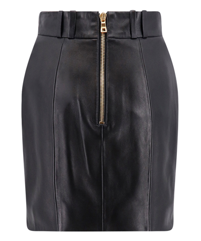 Shop Bally Mini Skirt In Black