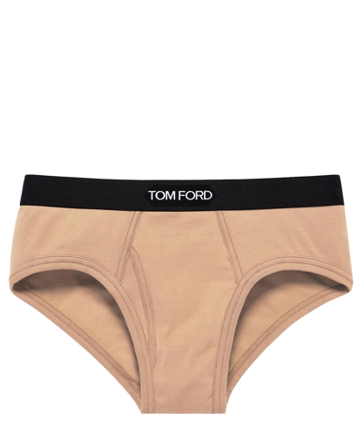 Shop Tom Ford Briefs In Beige