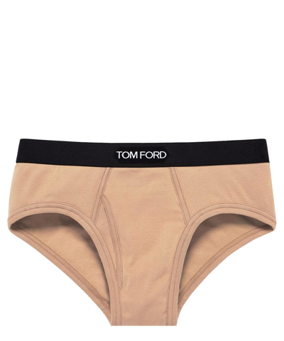 Shop Tom Ford Briefs In Beige