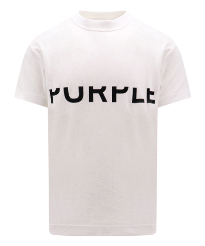 Purple Brand T-shirt In White