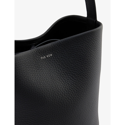 The Row Womens Black Pld Park Medium Leather Tote Bag In Black Pld