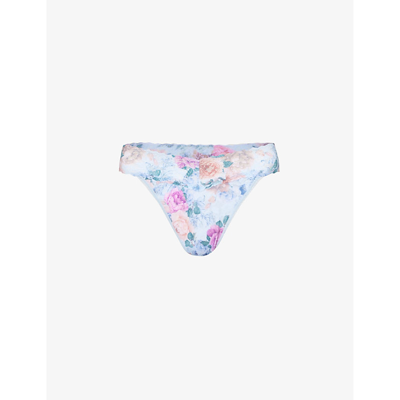 Shop Hanky Panky Women's Tea For Two Signature Floral-print Lace Thong
