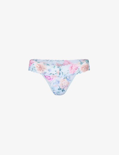 Shop Hanky Panky Women's Tea For Two Signature Low-rise Lace Thong