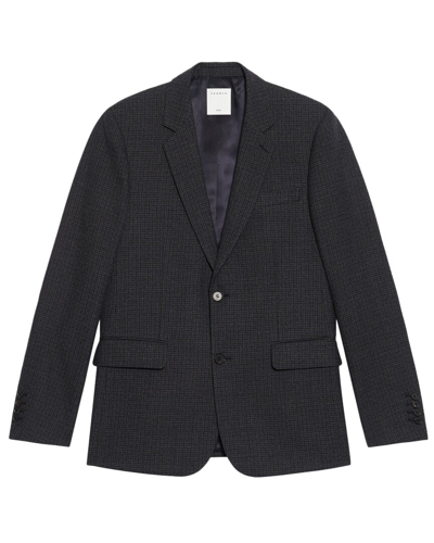 Shop Sandro Formal Houndstooth Wool Suit Jacket