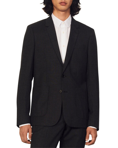 Shop Sandro Legacy Wool Suit Jacket