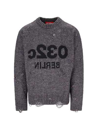 Shop 032c 'berlin' Sweater In Gray