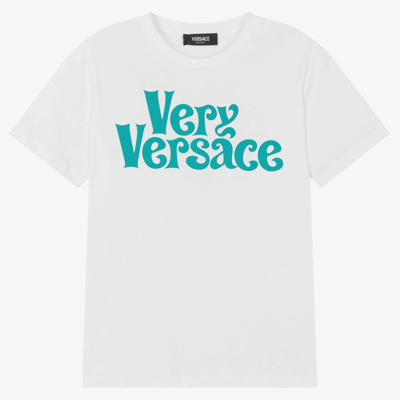 Shop Versace ' T-shirt In White