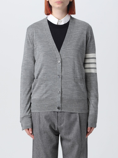 Thom Browne Cardigan In Grey