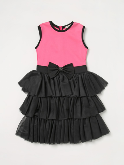 Shop Twinset Dress  Kids Color Fuchsia