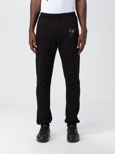 Jogging de luxe pour homme - Pantalon de sport noir Giuseppe Zanotti