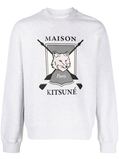 Shop Maison Kitsuné College Fox Sweatshirt