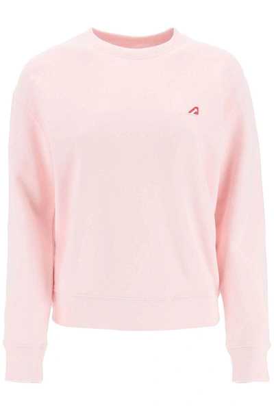 Shop Autry Tennis Academy Sweatshirt In Pink