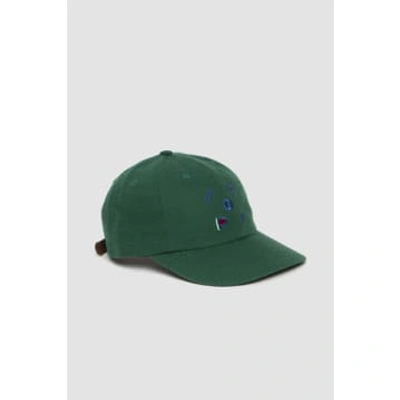 Shop Pop Trading Company Dark Green Parra Sixpanel Hat
