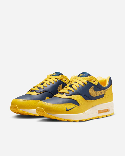 Shop Nike Air Max 1 &#39;michigan Snakeskin&#39; In Blue