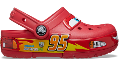 Shop Crocs Kids' Disney And Pixar Cars' Lightning Mcqueen Clog In Red