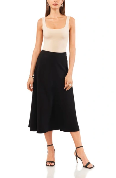 Shop 1.state Bias Cut A-line Skirt In Rich Black
