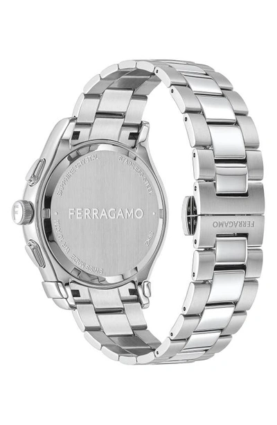 Ferragamo 1927 Chrono Chronograph, 42mm In Stainless Steel
