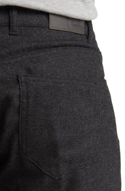 Shop Peter Millar Excursionist Flex Alpine Five-pocket Wool Pants In Charcoal