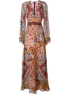 ETRO arabesque print maxi dress,18356911111496274