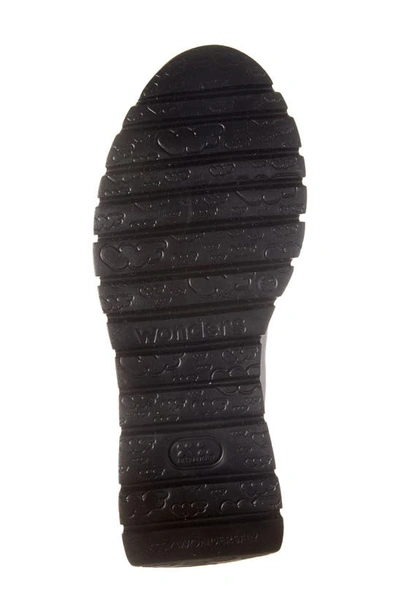 Wonders Lug Loafer In Grey Tumbled Leather